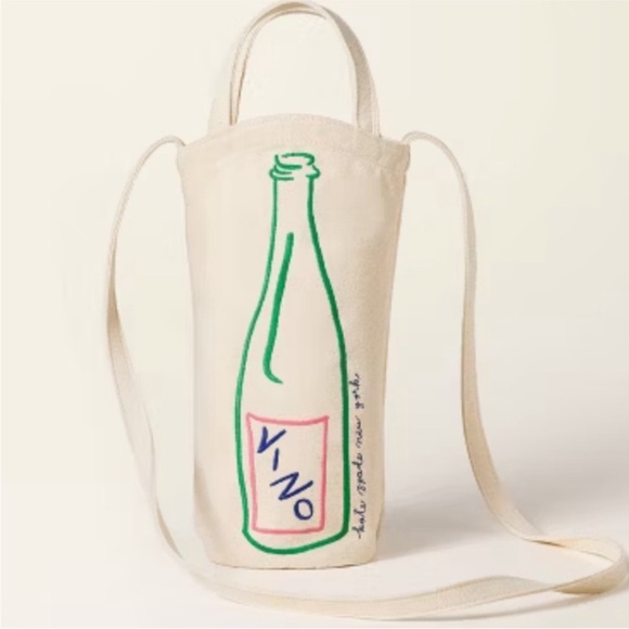 kate spade Handbags - Kate spade x target canvas wine Bottle Tote